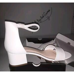 WOMENS London Fog LFW-NIKKI WHITE SMOOTH DRESS SHOES heel Size 10 M US,NEW (t6)